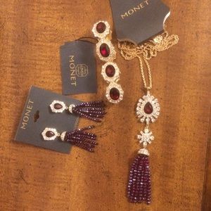 NWT Monet Cocktail Jewelry Set